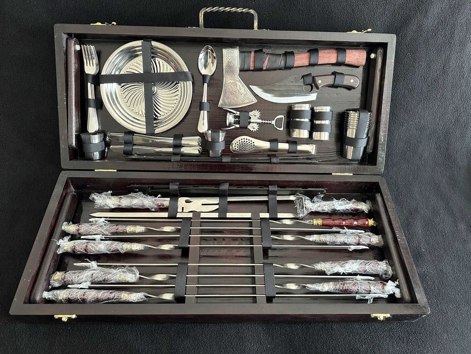 Espetos de aço inoxidável