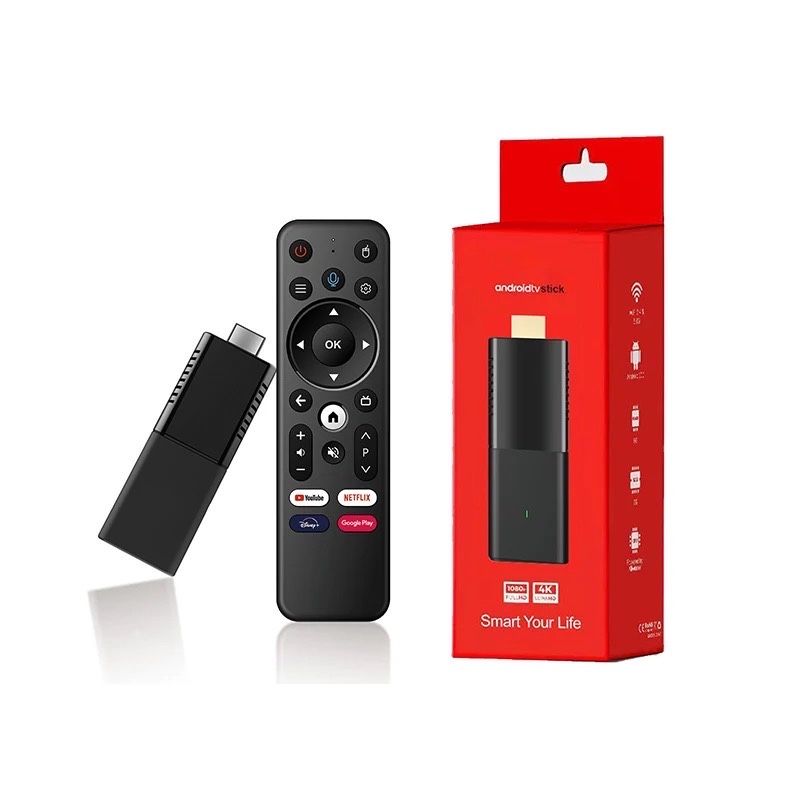 Tv Stick  Box Android Tv Com Bluetooth