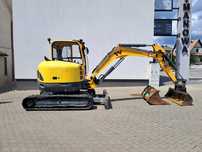 Wacker Neuson EZ 53 waga 5t TON * 3 ŁYŻKI * silnik Perkins turbo 60KM * 2016r 4570 mtg koparka minikoparka oświetlenie  WACKER NEUSON EZ 53 minikoparka jak JCB 8050 CAT 303.5 KUBOTA U48 U55
