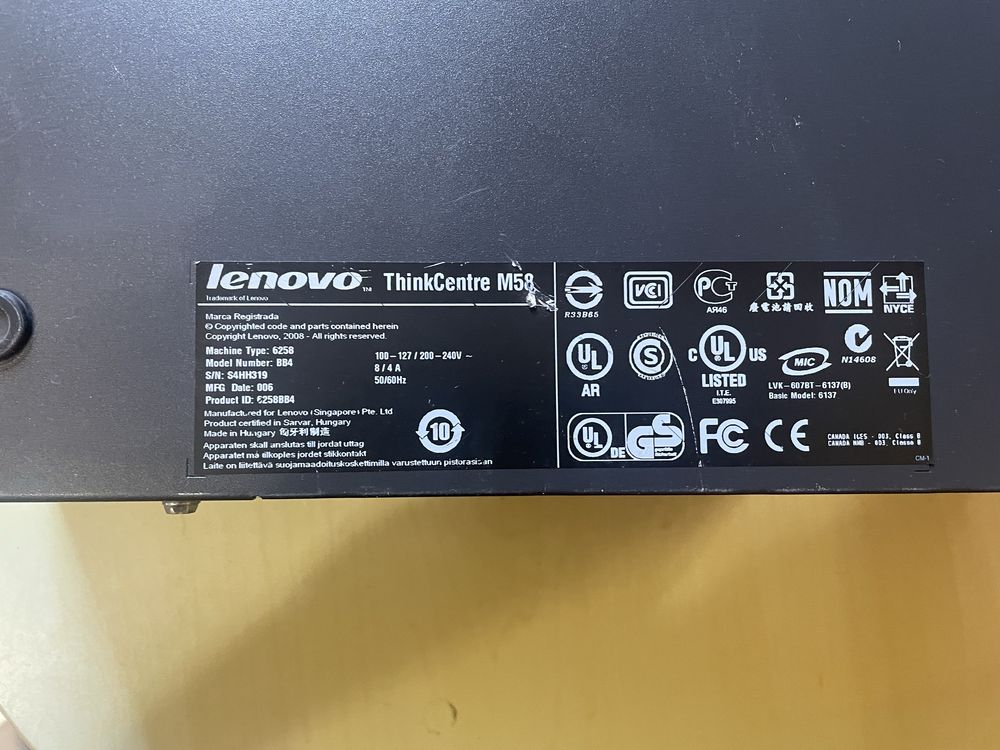 Стстемний блок Міні ПК Lenovo thinkcentre m 58