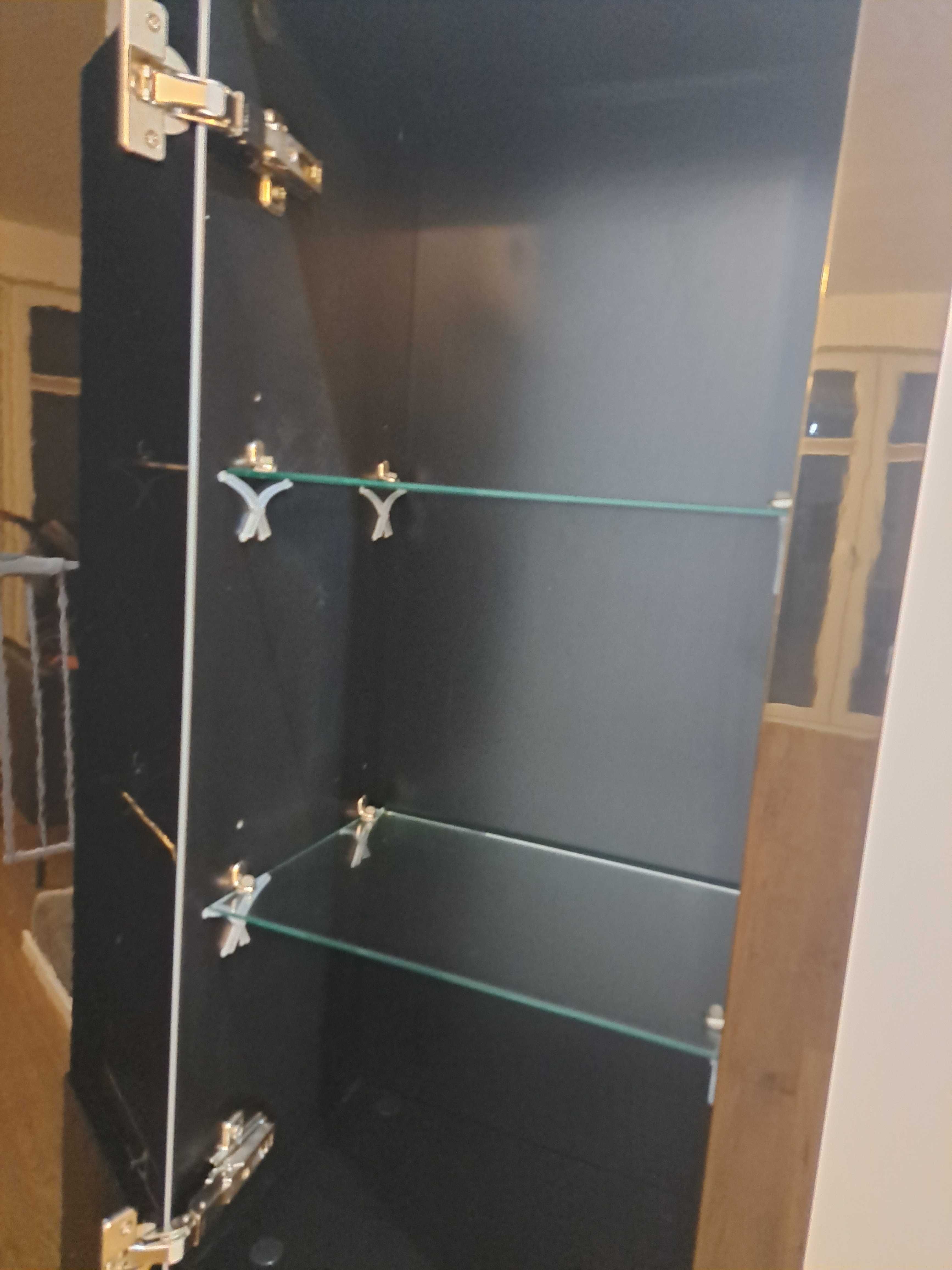 szafka łazienkowa wisząca słupek, elegancki, nowy