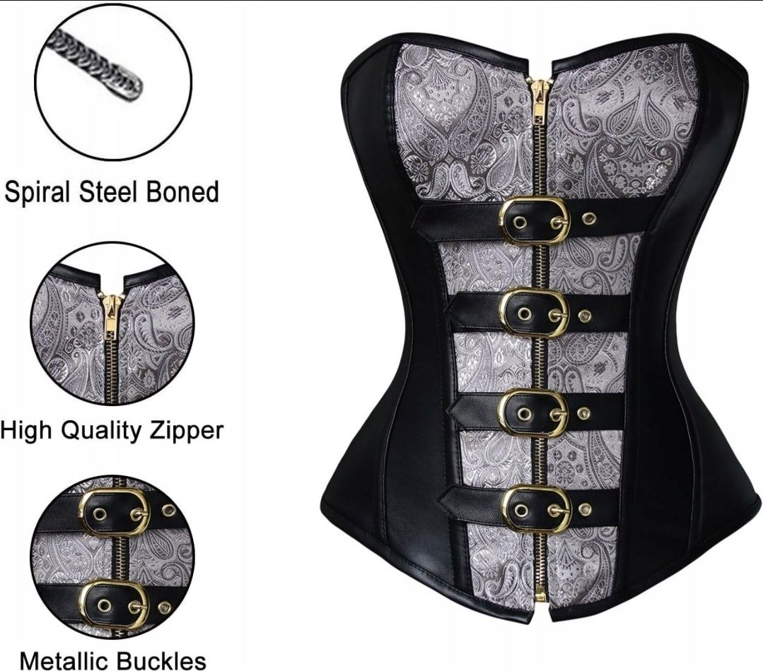 Gorset w stylu gotyckim