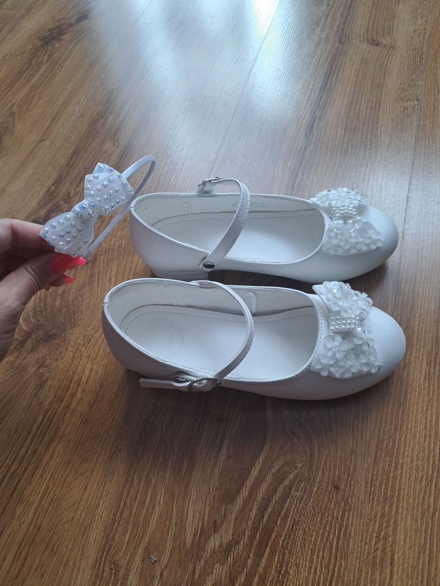 Buty komunijne + opaska