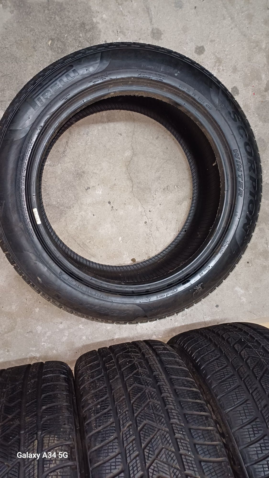 Opony zimowe  m+s Pirelli Scorpion winter ⁹285/45/20