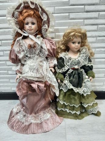 Коллекционные фарфоровые  куклы большие