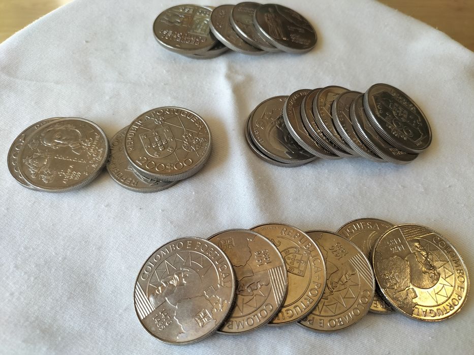 Moedas antigas Portuguesas III série descobrimentos