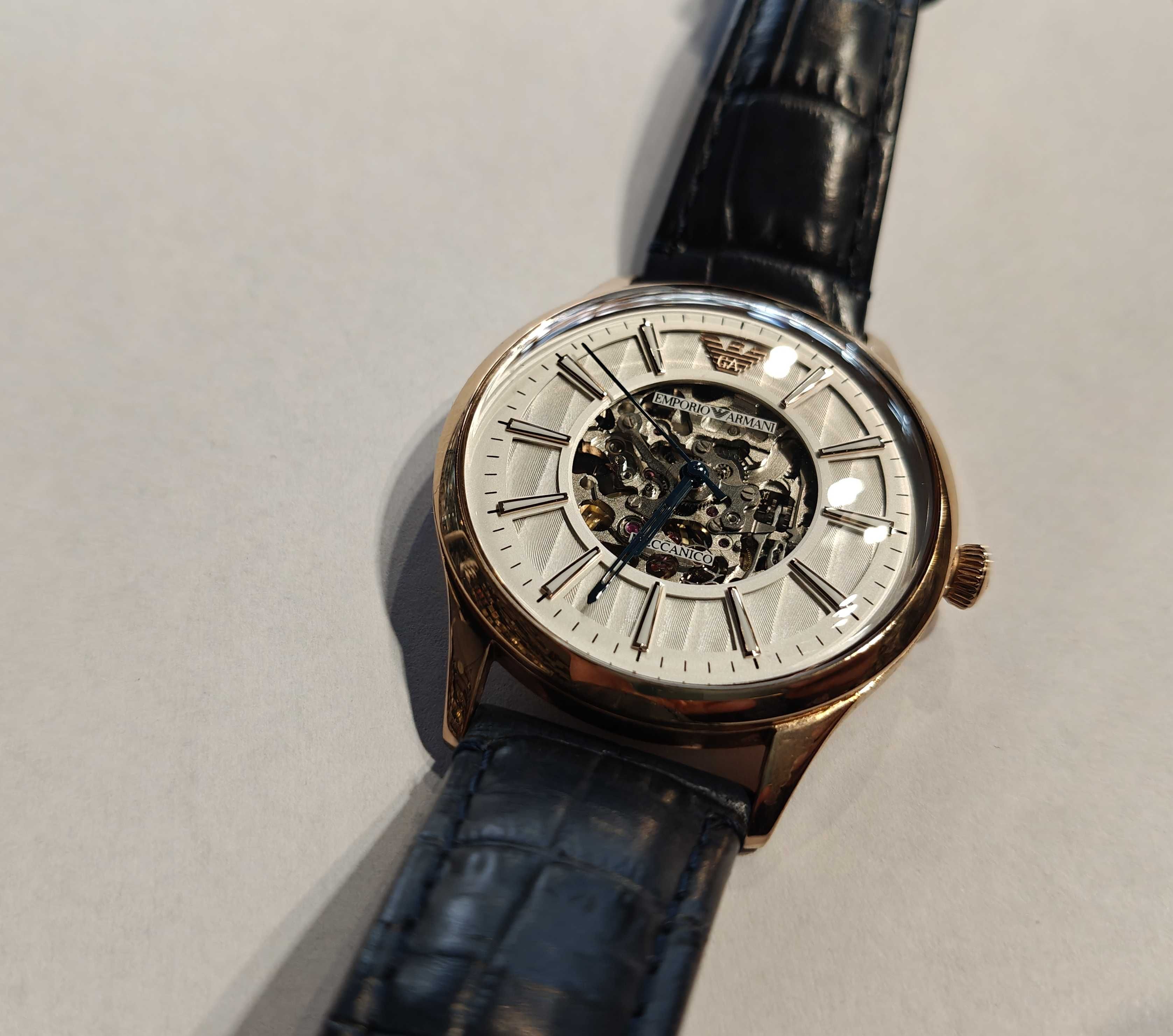Zegarek EMPORIO ARMANI Meccanico/ AR-1947/ 21 Jewels/ Stan BDB/ Warto!
