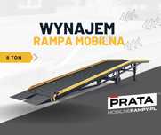 WYNAJEM rampa mobilna załadunkowa do tirów naczep kontenerów doków