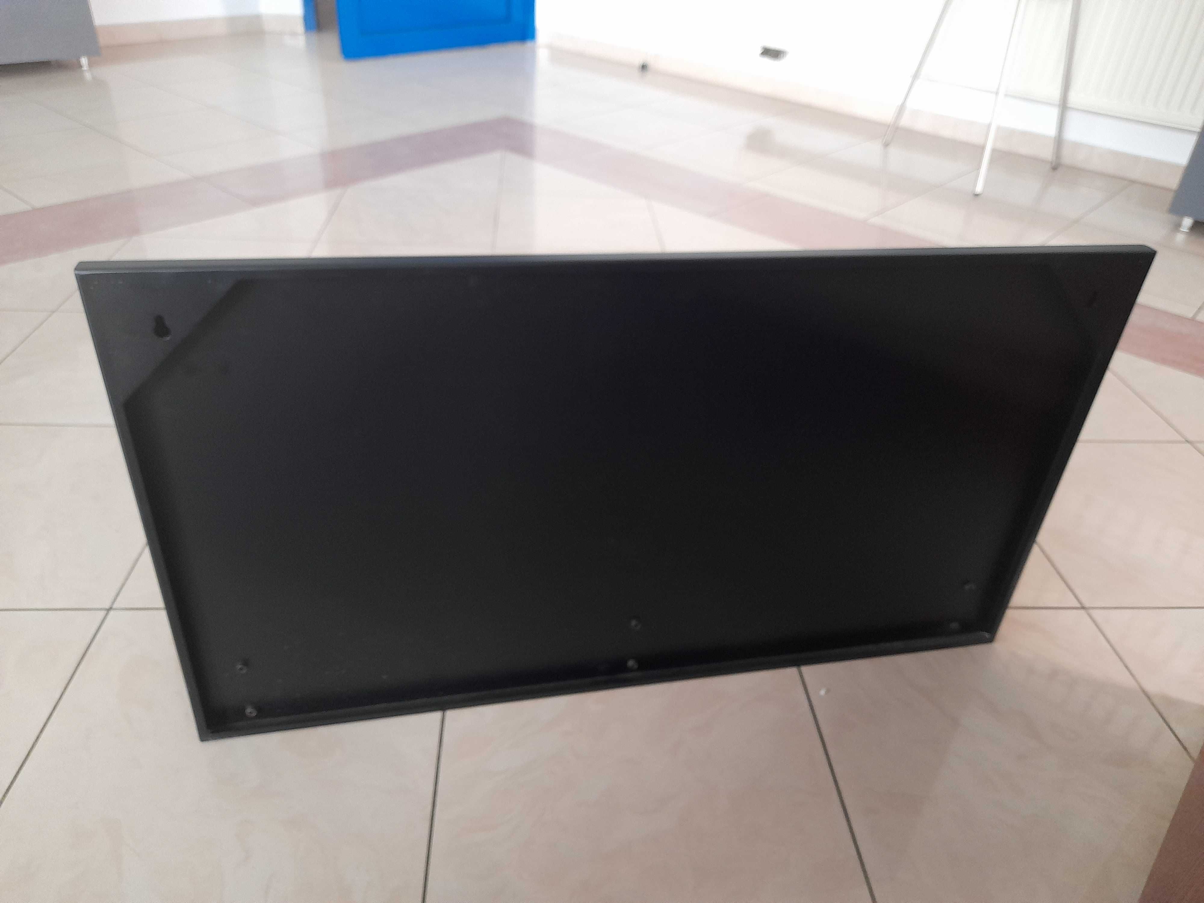 Biokominek wiszący 90x50x23 cm Czarny strukturalny mat