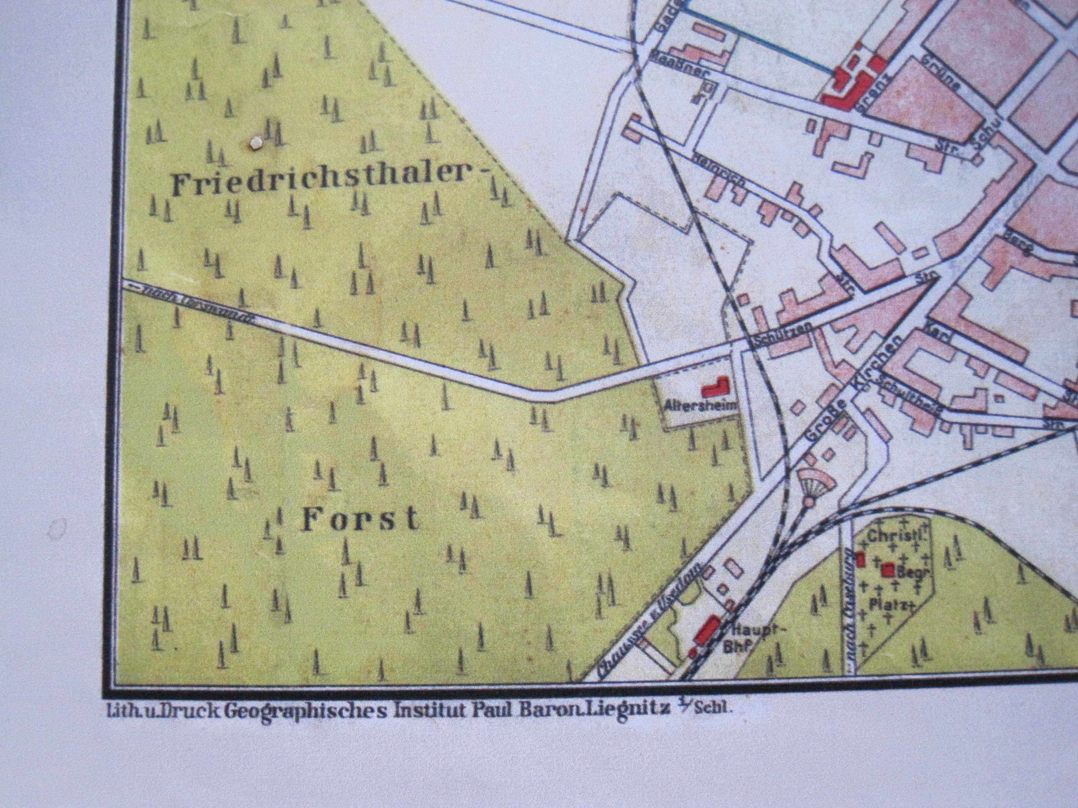 Plan Swinemünde  / Świnoujście przed 1930r. 1:10 000 -reprint