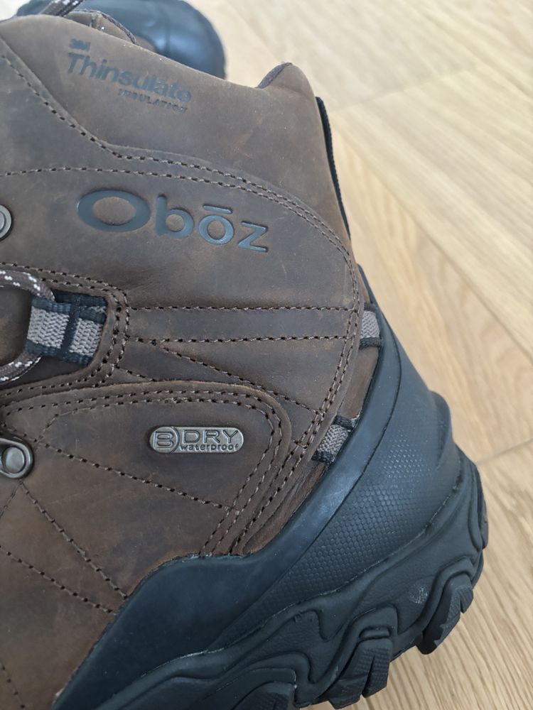 Nowe buty męskie trekkingowe ocieplane Oboz 44,5