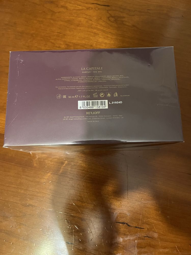 Xerjoff La Capitale 50ml | Novo e Original