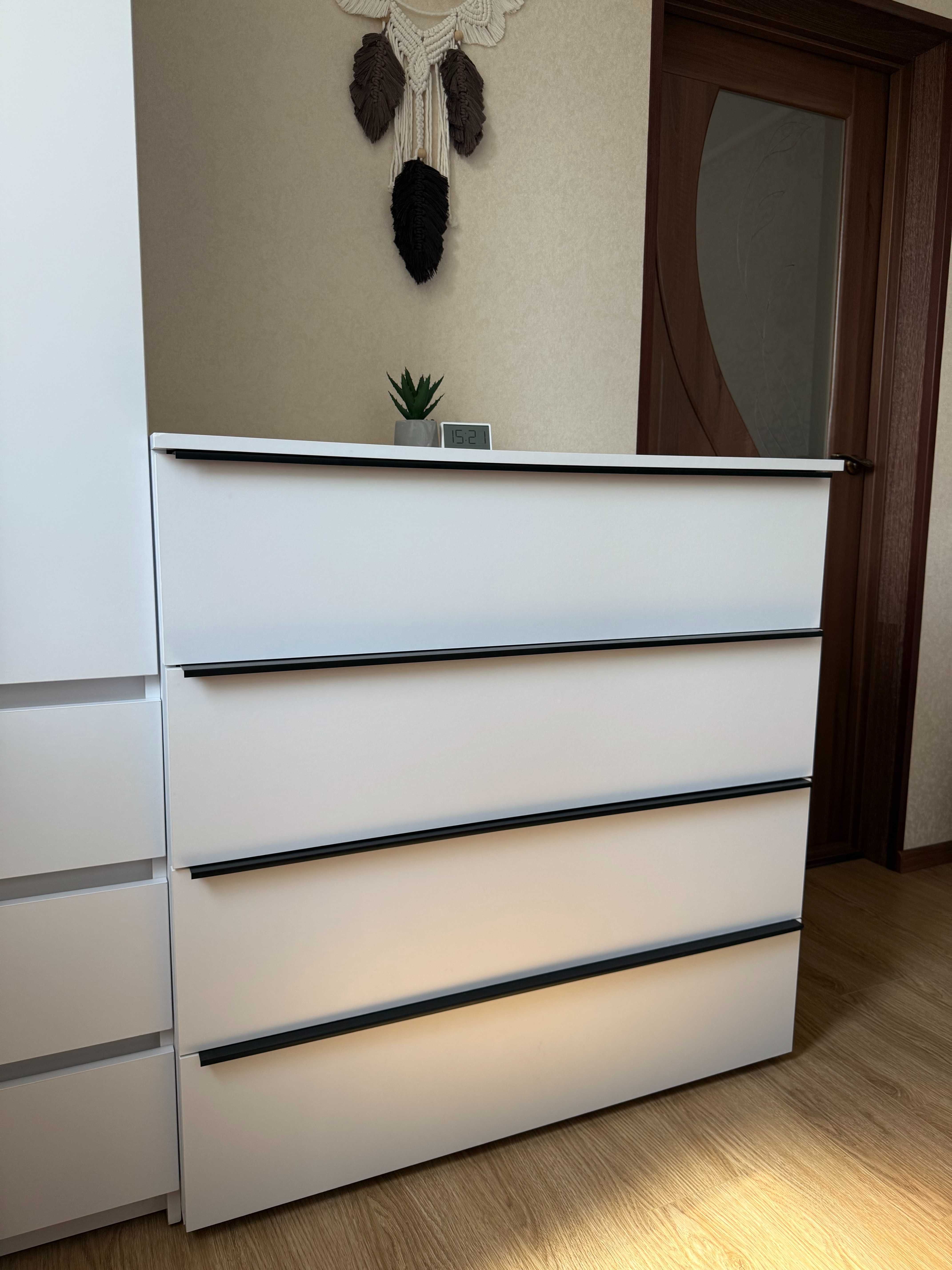 комод LeveLL 100×54,4×101,4 см — ідеально білий!