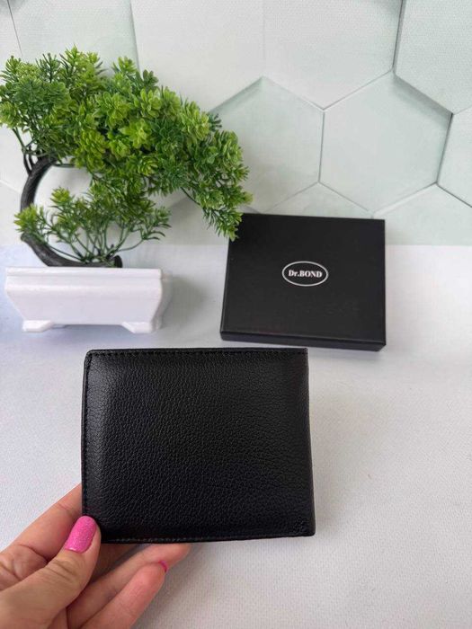 чоловічий шкіряний гаманець портмоне шкіряне на магніті