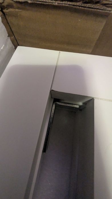 Barierka z drzwiami 92cm biała