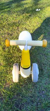 Mini rower rowerek biegowy Żyrafa dla dzieci jeździk chodzik żółty Eco
