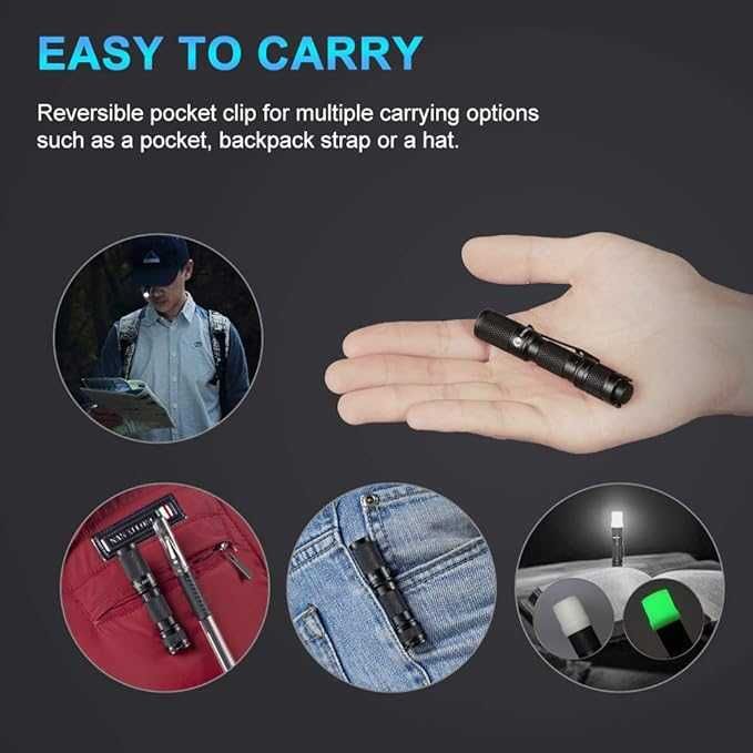 Brelok latarka  EDC LUMINTOP TOOL AAA + Dyfuzor