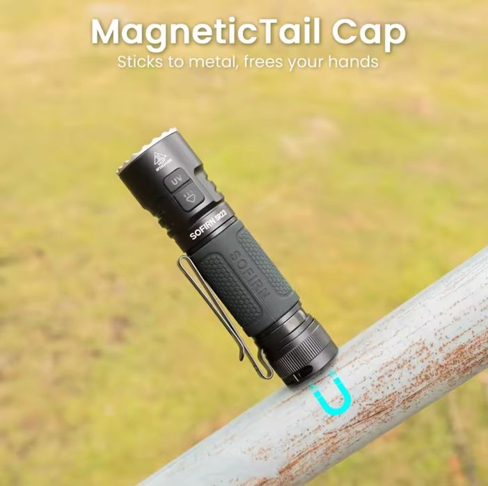 Sofirn SR23 Dual light 3300lm UV 365nm 21700