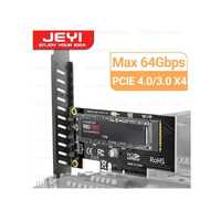 Адаптер JEYI M.2 NVME to PCIe 4.0 3.0 X4 X8 X16 SSD Adapter 64Gbp