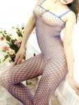BIELIZNA EROTYCZNA bodystocking sexy komplet kabaretki seksowny strój