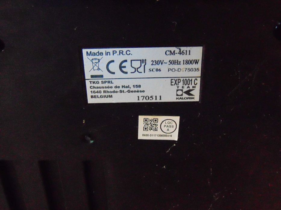 Podwójny Ekspres do kawy  TKG Team Kalorik TKG EXP 3 w 1