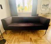 Sofa czarny aksamit Windsor & Co