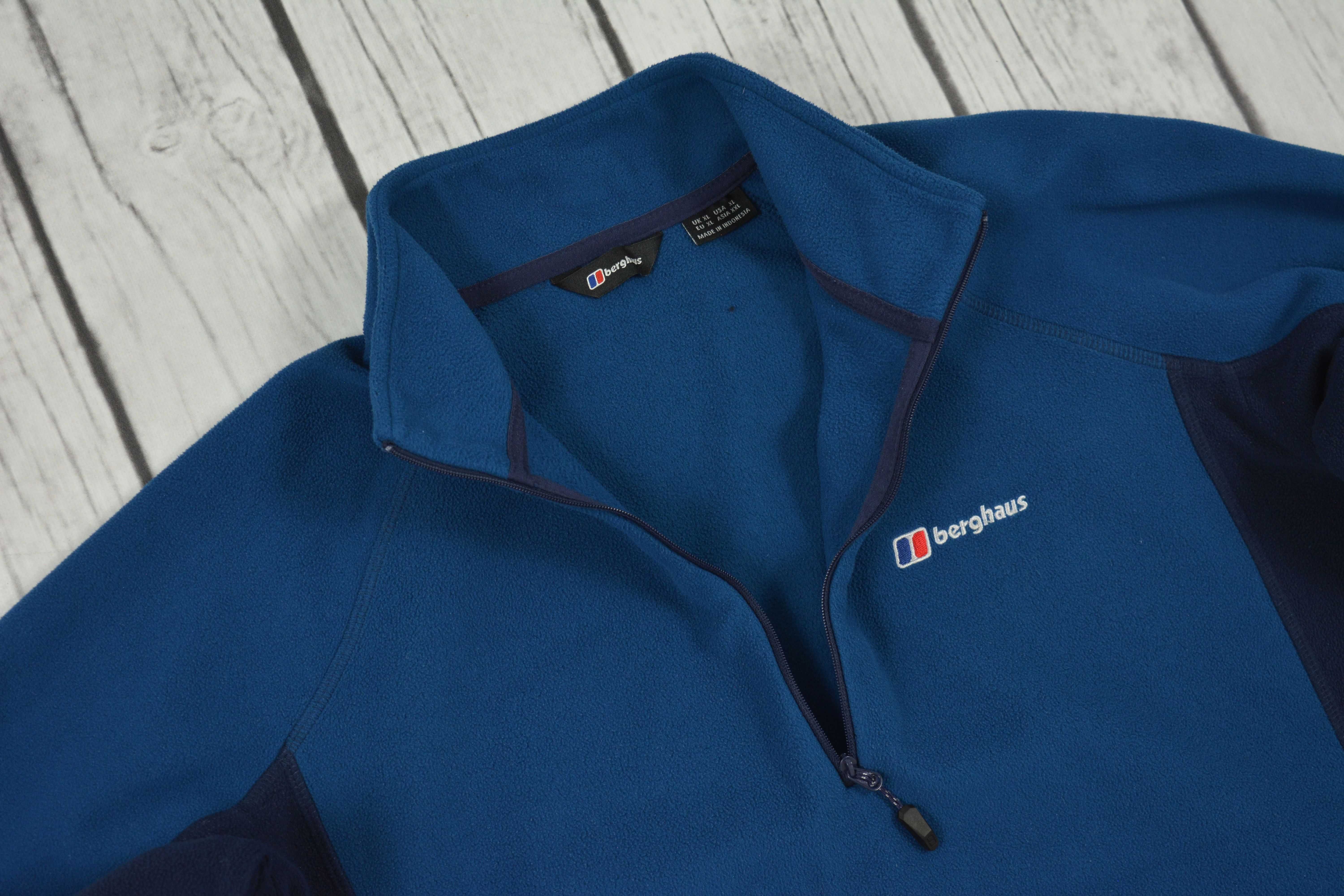 Berghaus Outdoor Turystyczna Bluza Polar Half Zip Trekking Roz. XL/XXL