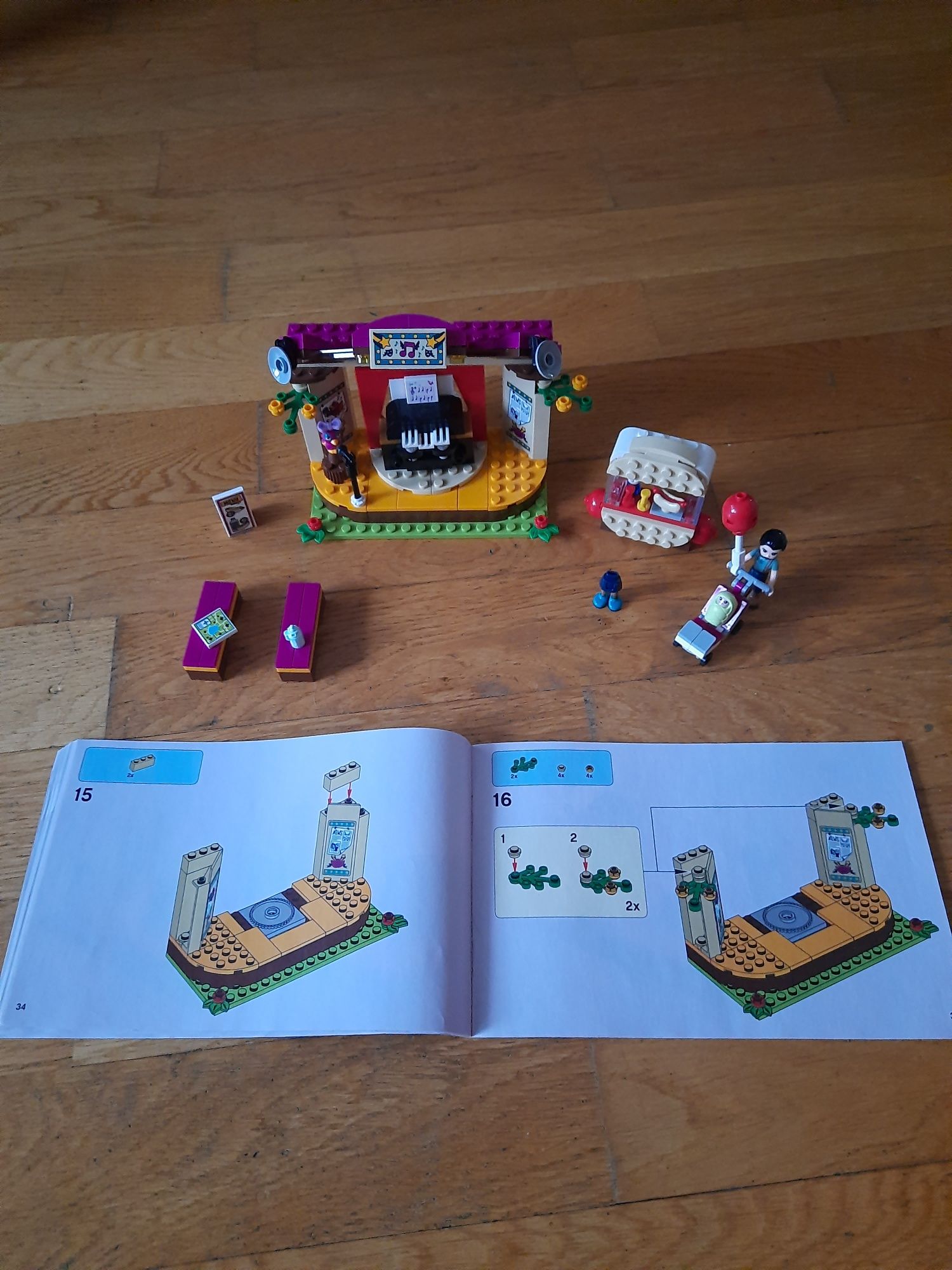 Lego friends 41334 pokaz Andrei pudełko instrukcja