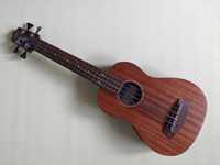 Ukulele basowe U-Bass Solid Mahogany Fretless UBASS-SMHG-FL + struny