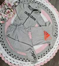 Dres Adidas Chłopięcy Komplet 140 Bluza/Tshirt/Spodnie