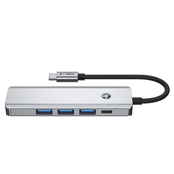 Tech-Protect Hb01 Hub Adapter 5In1 Type-C + Usb3.0 + Hdmi 4K 60Hz + Pd