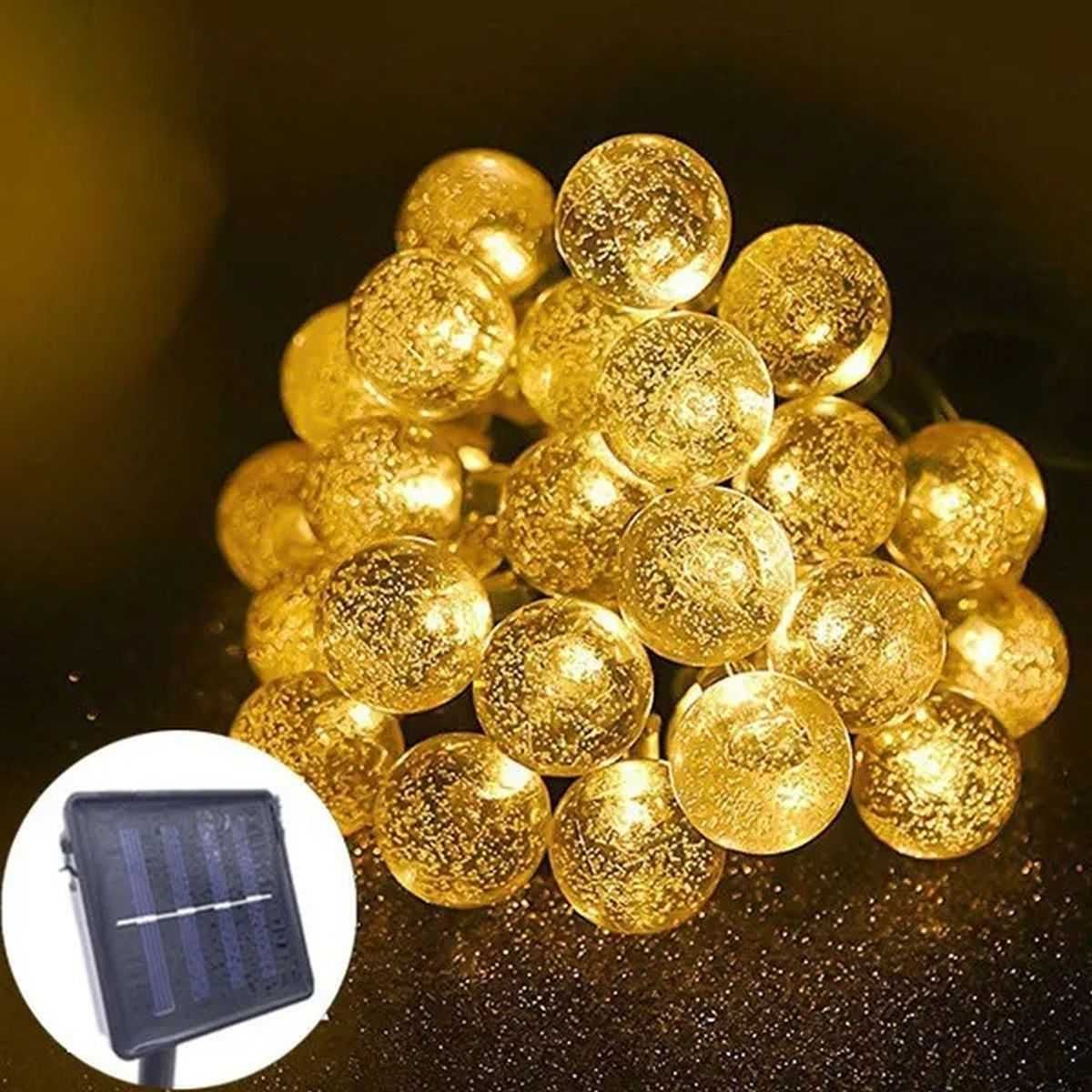 Lampik solarne ogrodowe girlanda  ŁAŃCUCH SOLARNY 6M 40LED