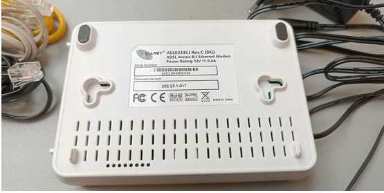 Modem ADSL do internetu Allnet ALL0333CJ internet ruter router