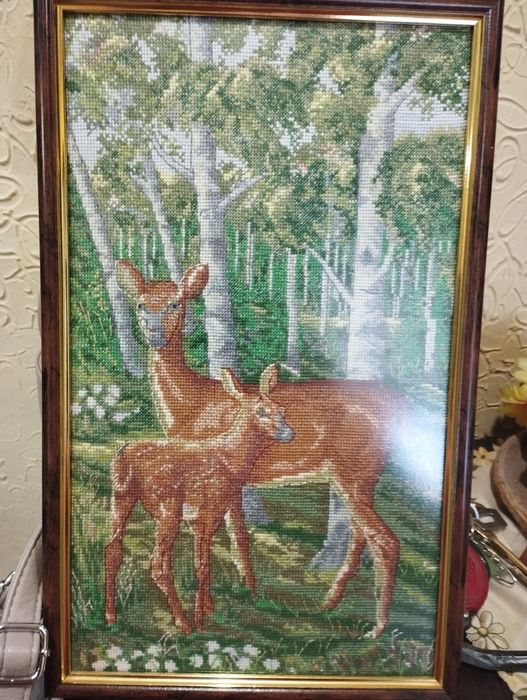 Картина вышитая крестиком