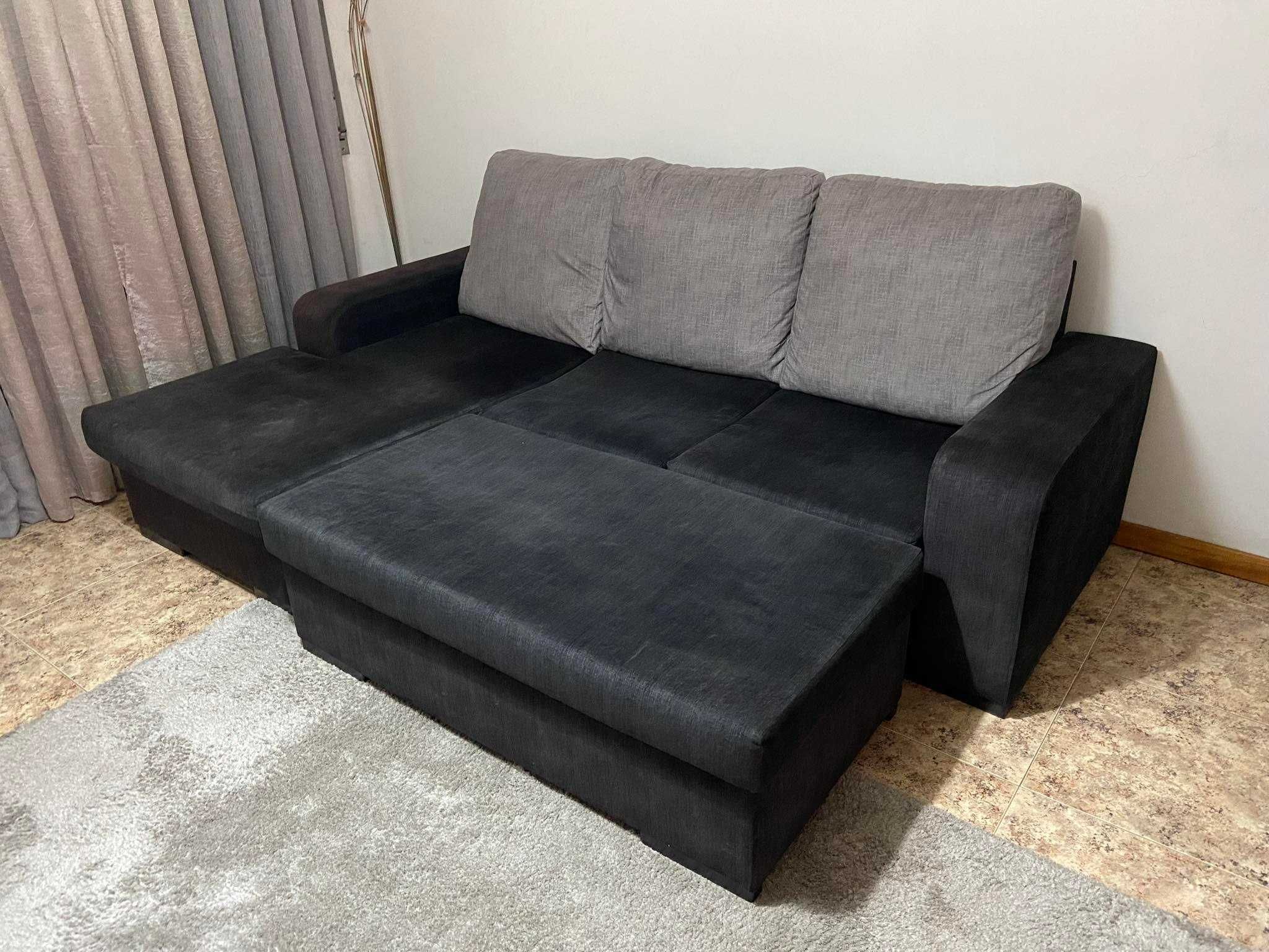 Sofa chaise longue com apoio