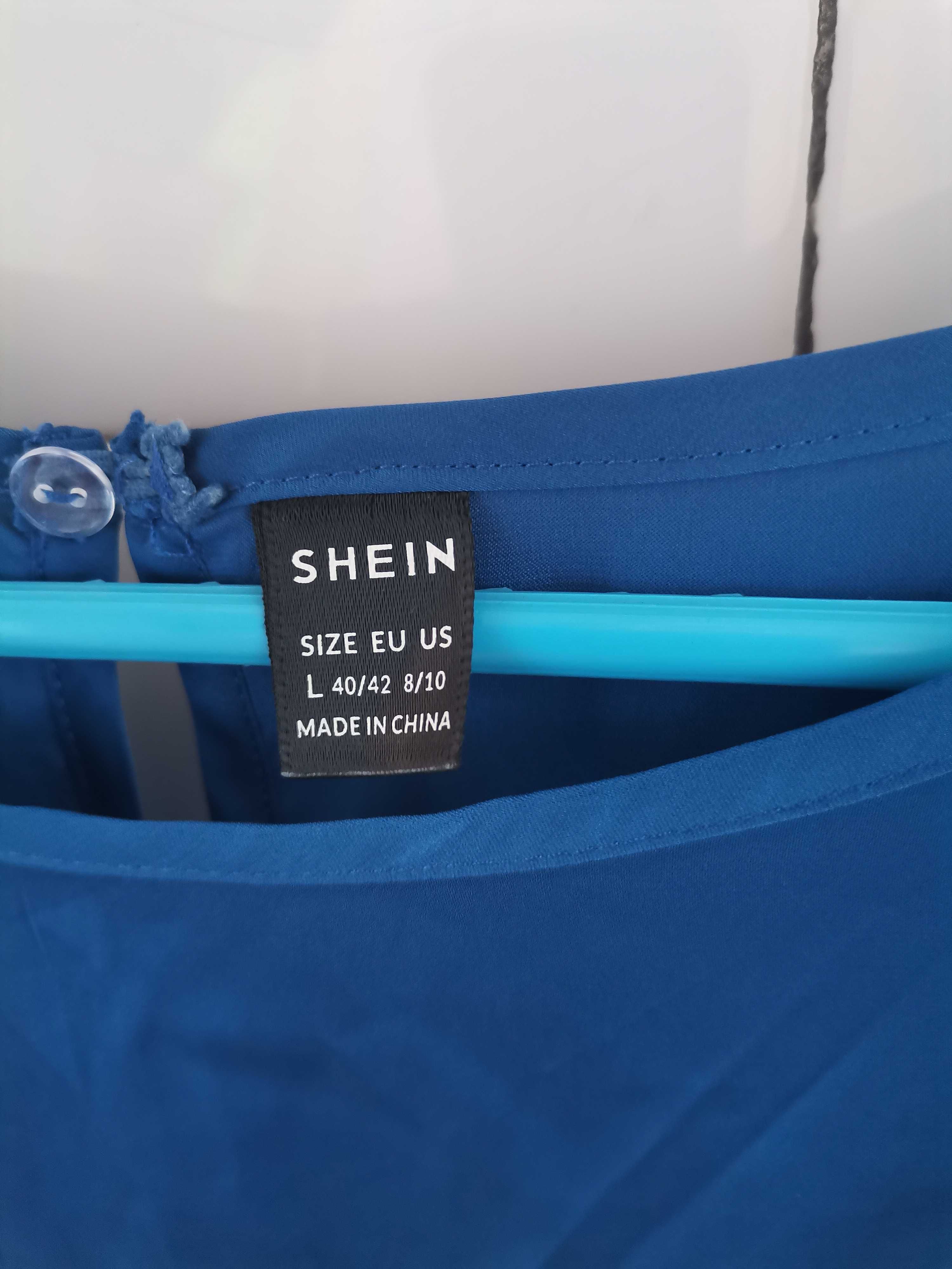 Vestido azul da Shein L (40/42) - nunca usado