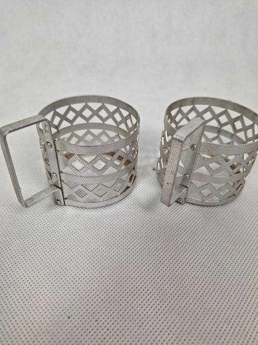 koszyczki do szklanek aluminiowe PRL