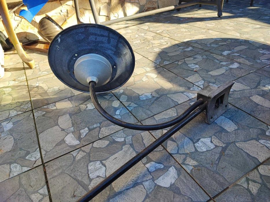 Przedwojenny kinkiet,lampa przed dom,art deco