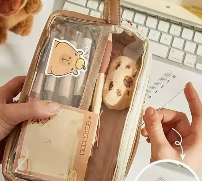 Kapibara Piórnik dla Dziewczynki Szkolny i +12gratisy