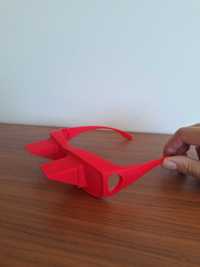 Óculos de leitura engraçados os "Lazy Red Glasses"