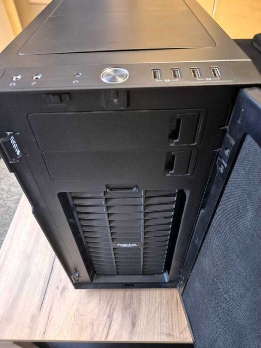 Fractal Design R5 Blackout Edition wszystkie ORYGINALNE części PUDEŁKO