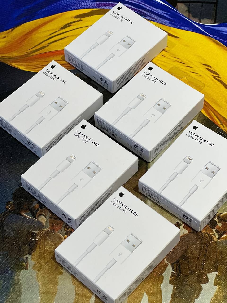 Зарядний кабель/шнур Apple USB lightning (1m)

Характеристики:

• Ор