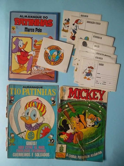 Lote BRINDES de revistas DISNEY brasileiras