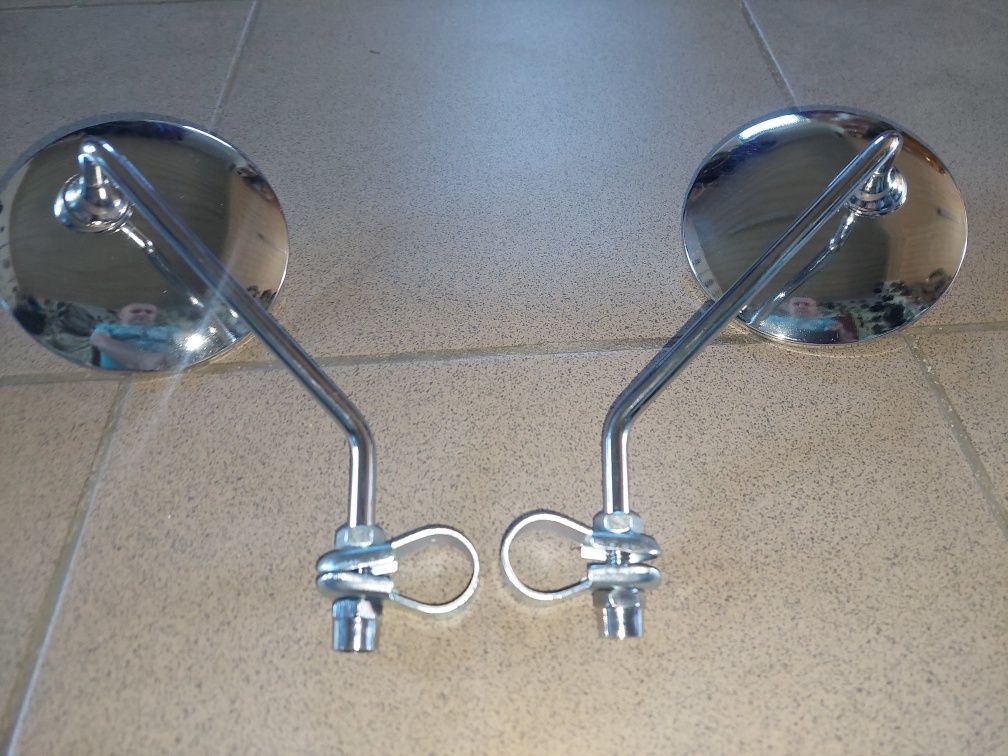 Sprzedam nowe lusterka chrom metalowe wsk shl wfm junak simson mz jawa