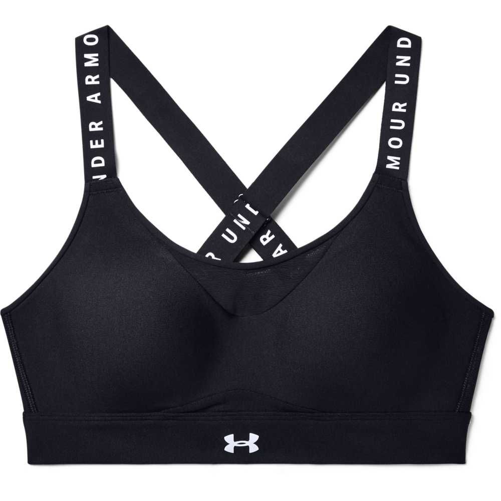 UNDER ARMOUR biustonosz sportowy Infinity Hight czarny