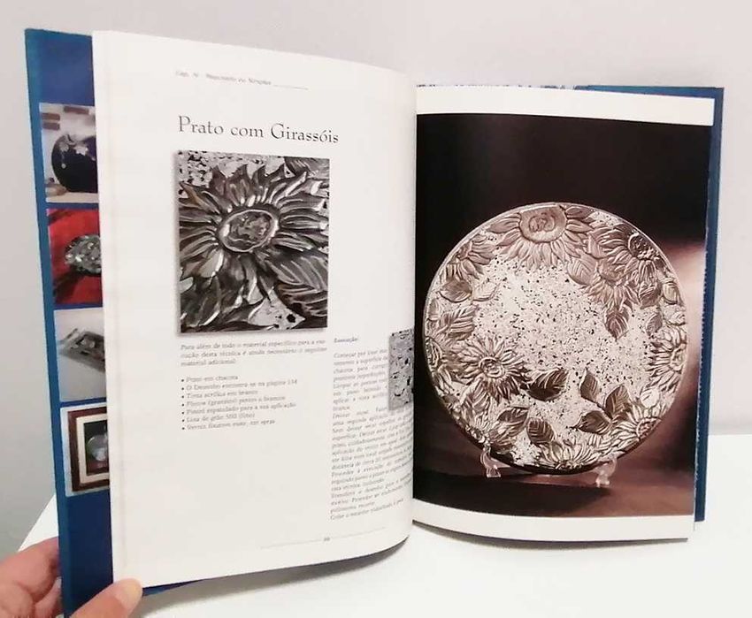 Arte de Trabalhar Estanho - Técnicas e Exemplos, de Sandra Cordeiro