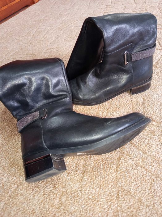 Чоботи демісезонні чорні