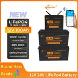 Акумулятор Jsdsolar LiFePo4 12/24V 50/100/200Ah