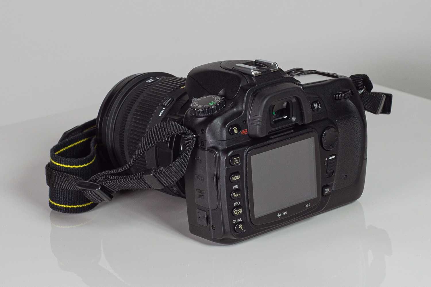 Nikon D80 (body) BOGATY ZESTAW, stan IDEALNY - 9 tys. zdjęć