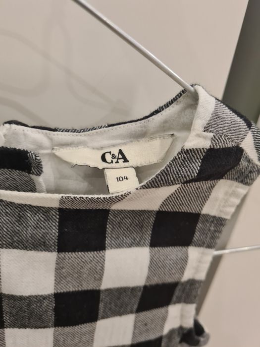 Sukienka w kratę C&A R. 104
